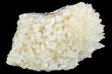 Fluorescent Calcite Crystal Cluster on Barite - Morocco #128010-2